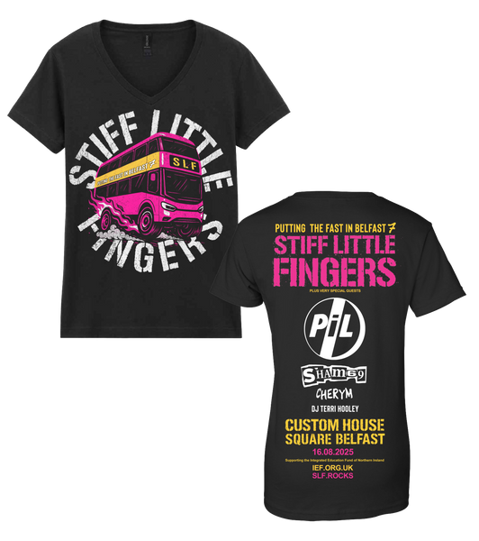 Putting the Fast In Belfast 2025 Event Ladies T-Shirt Black