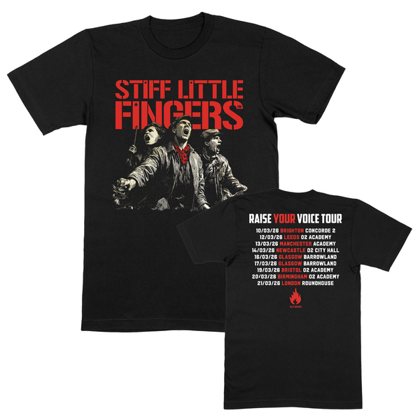 Raise Your Voice Black Tour T-Shirt
