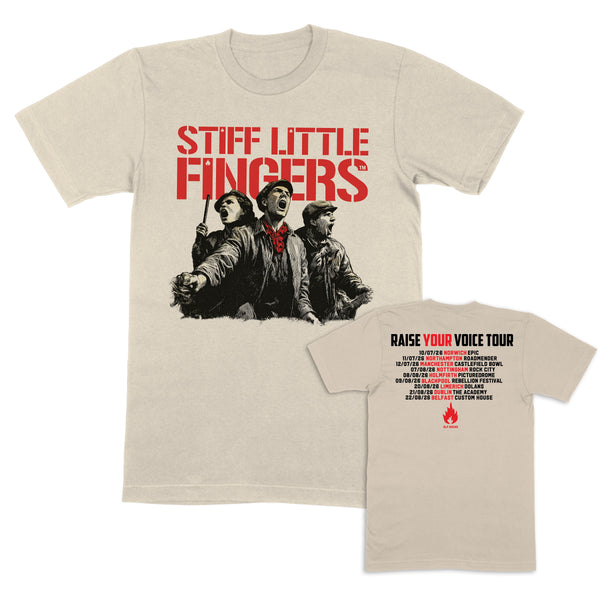 Raise Your Voice 2026 Summer Tour Sand T-Shirt