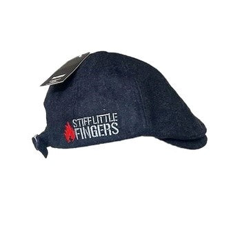 Logo Flat Cap Charcoal