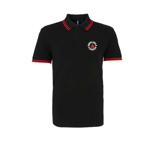 Logo Polo Black / Red
