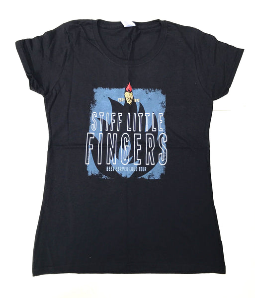 Barrowlands 2016 w/ Tour Dates Black T-Shirt Ladies