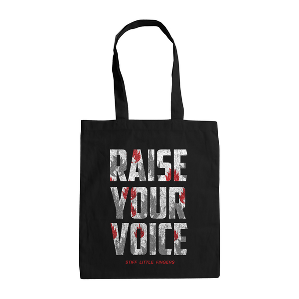 Your Voice Black Tote Bag