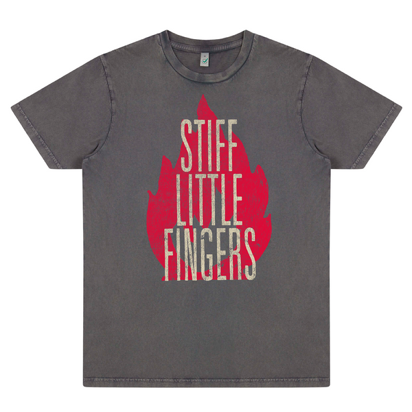 Brixton '91 Stonewash Grey T-Shirt