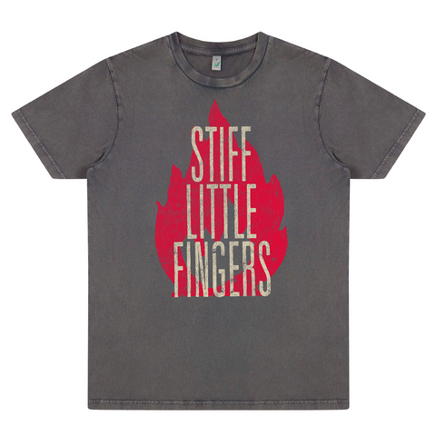 Brixton '91 Stonewash Grey T-Shirt