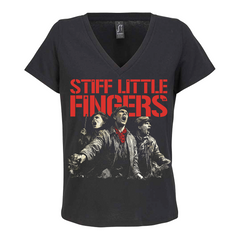 Raise Your Voice Ladies V Neck Black T-Shirt - PRE-ORDER