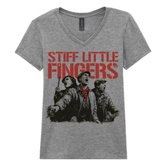 Raise Your Voice Ladies V Neck Sport Grey T-Shirt  - PRE-ORDER