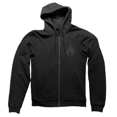 Puff Flame Black Hoody