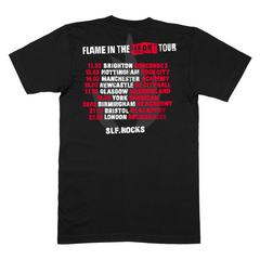 Flame In The Heart March 2025 Tour T-Shirt Black