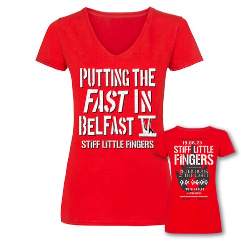 Belfast 2023 Ladies T-Shirt Red