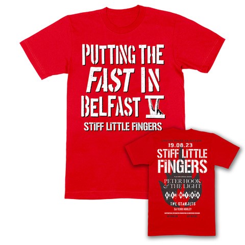 Belfast 2023 T Shirt Red